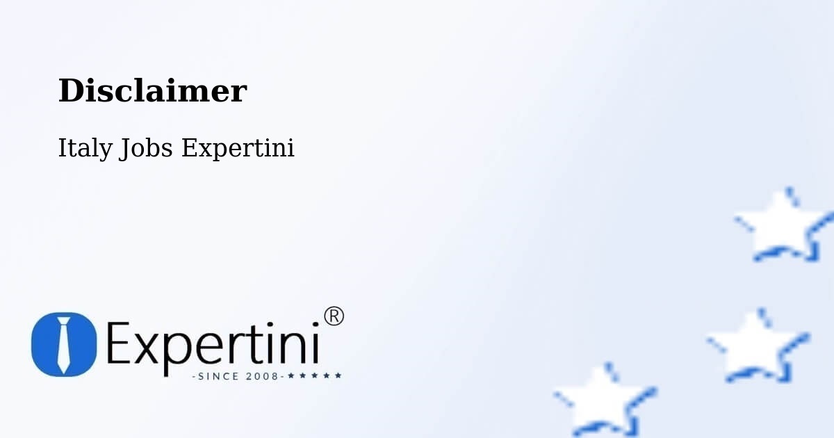 Disclaimer – Mango - Italy Jobs Expertini