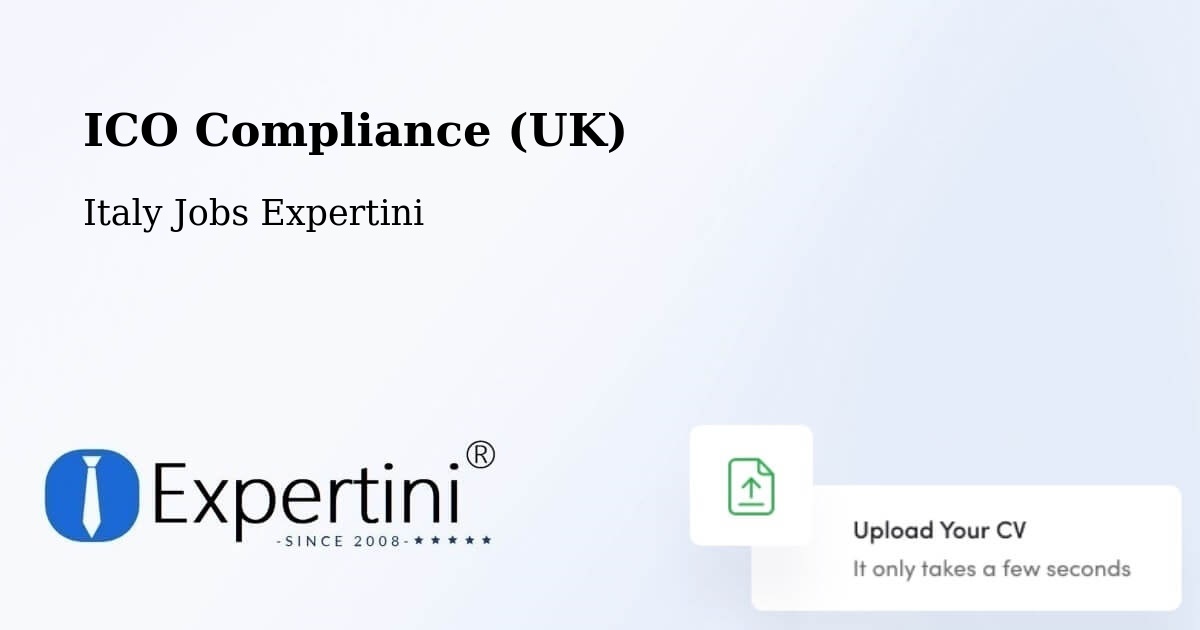 UK Data Protection & ICO Compliance – Mango - Italy Jobs Expertini
