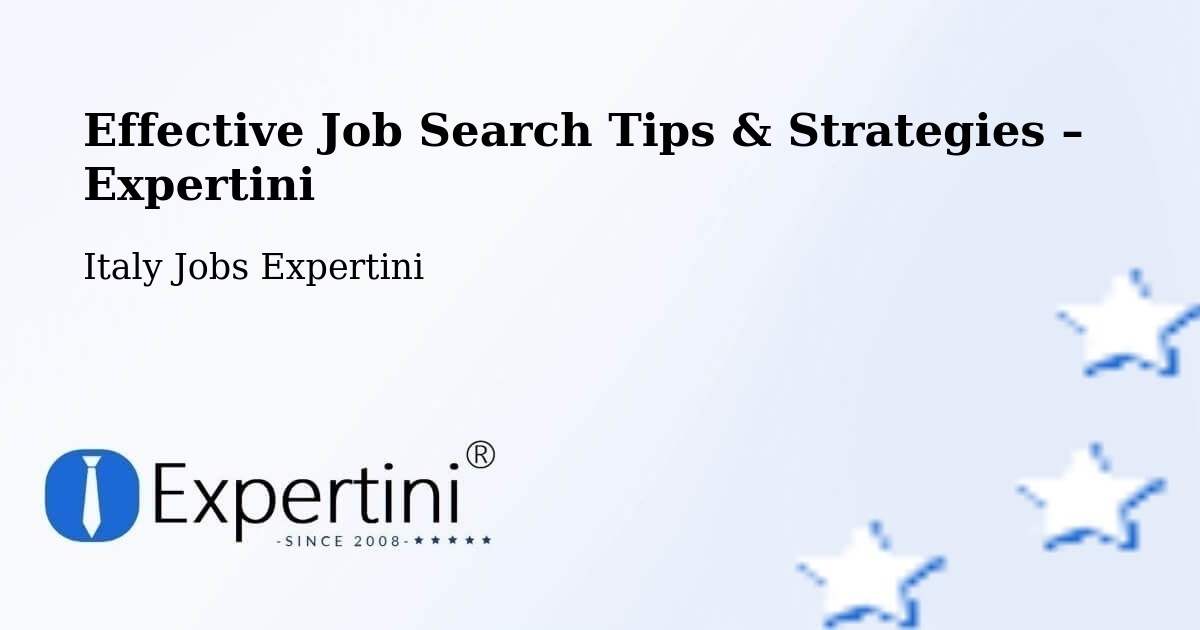 Job Search Tips & Strategies for Job Seekers – Mango - Mango, Italy Jobs Expertini