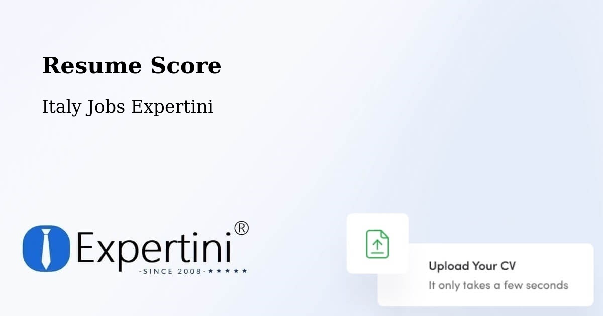 Resume Score & Job Description Match Tool – Mango - Italy Jobs Expertini